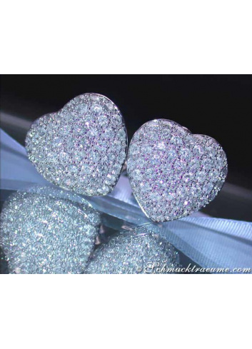 Timeless Diamond Heart Earrings