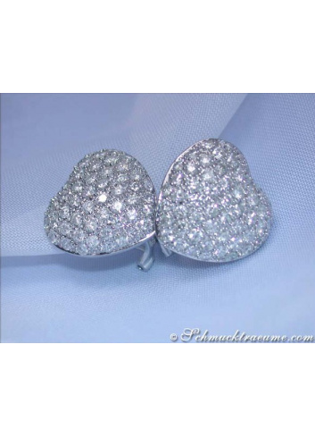 Timeless Diamond Heart Earrings