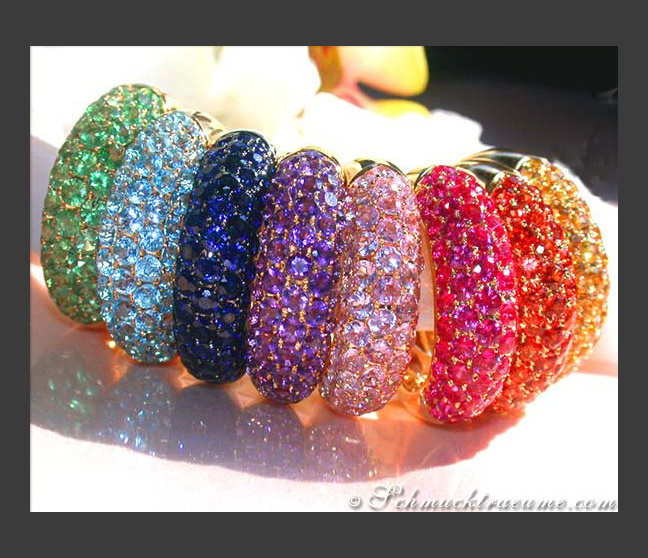 Edelstein Pavé Ringe