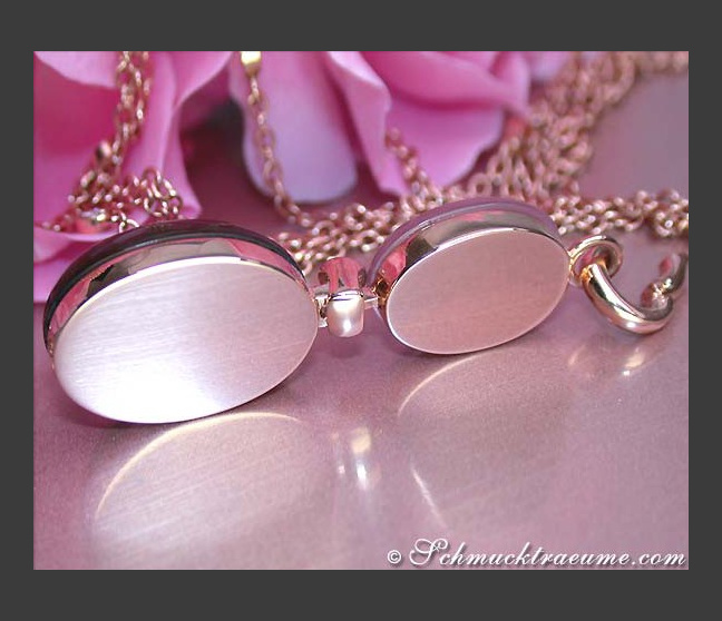 Rosenquarz Rauchquarz Halskette Collier