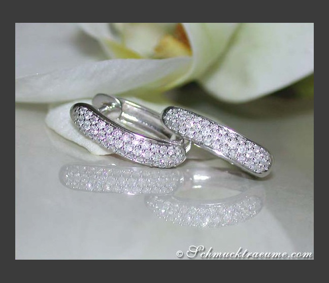 Südseeperle Anhänger & Ohrstecker mit Brillanten