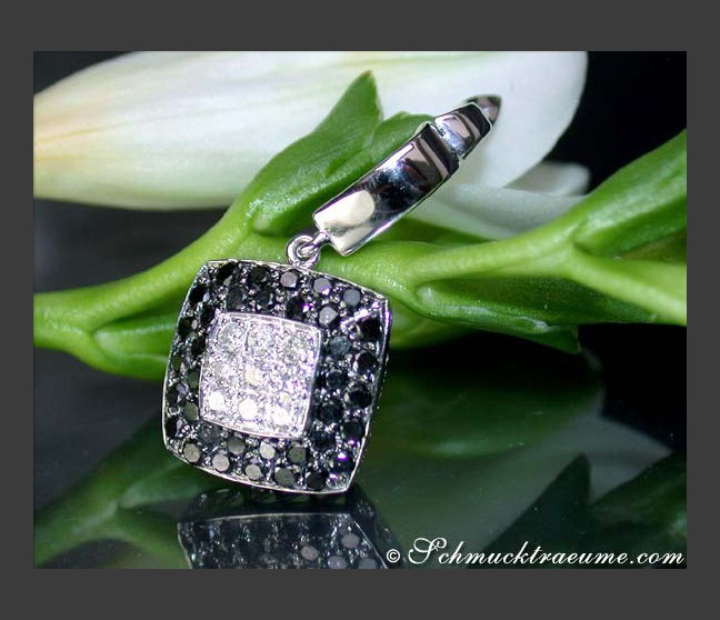 schwarze Diamanten Anhänger
