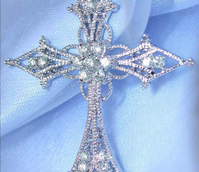 Brillanten Kreuz Anhänger
