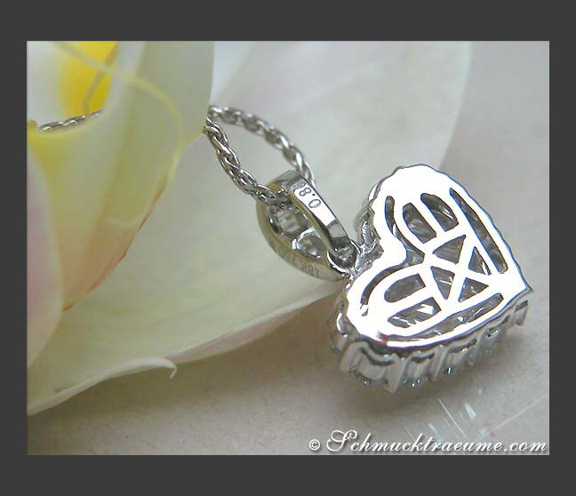 Brillanten / Diamanten Herz Anhänger