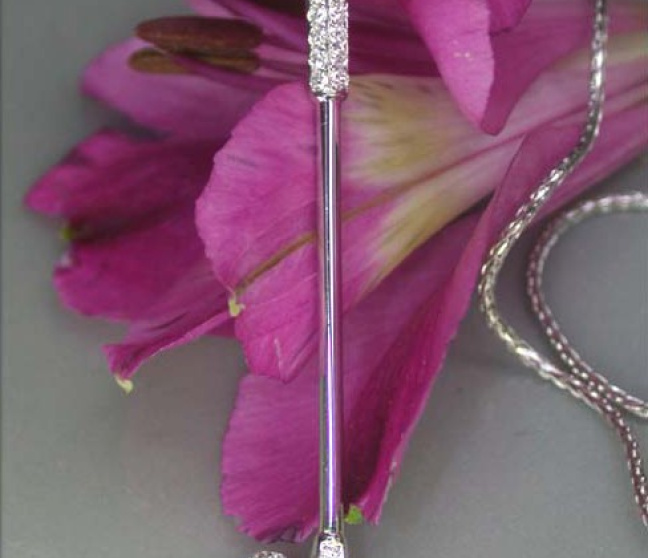 Brillanten Golfschläger Anhänger / Golf Accessoire