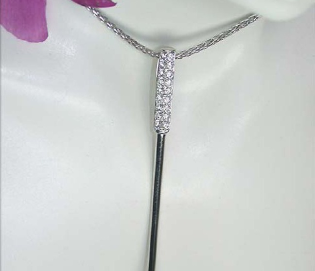 Brillanten Golfschläger Anhänger / Golf Accessoire