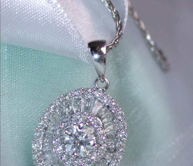 Diamant Solitär Anhänger