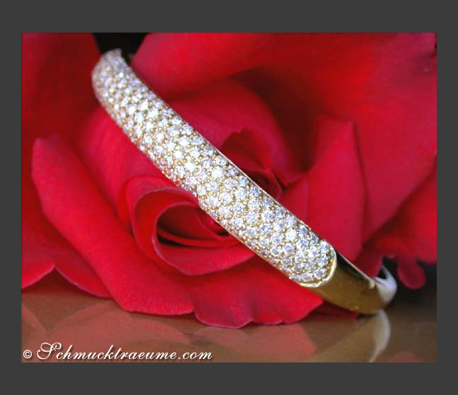 Brillanten Armreif in Gelbgold 585
