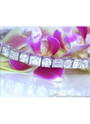 Stunning Diamond Bracelet (9,41 ct.)