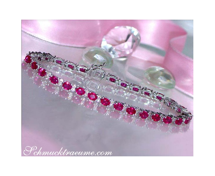 Rubin Armband mit Brillanten Rubin Armband mit Brillanten