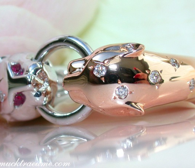 Brillanten Panther Ring