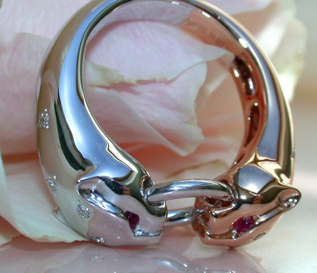 Brillanten Panther Ring