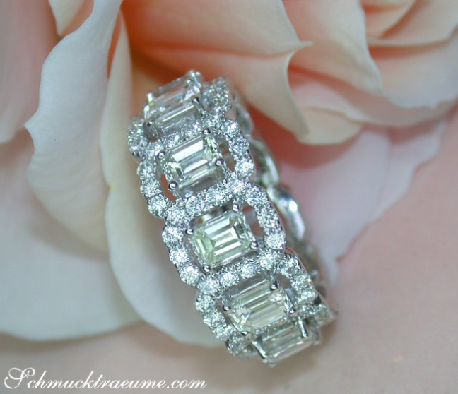  Diamanten Memory Ring mit Brillanten