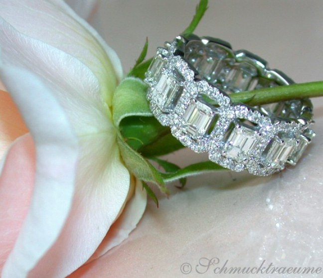  Diamanten Memory Ring mit Brillanten