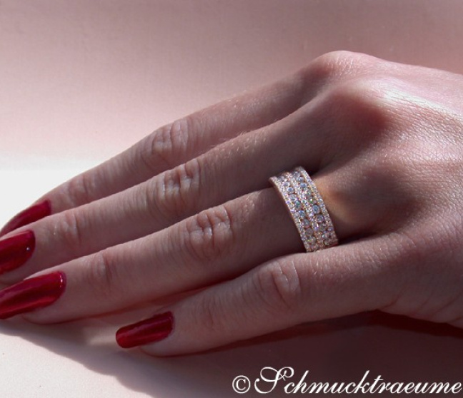 Brillanten Ring in Rosegold 750