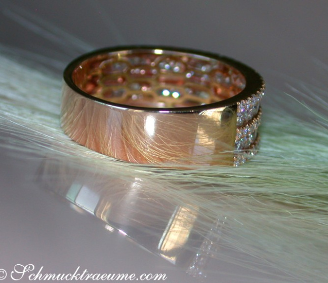 Brillanten Ring in Rosegold 750