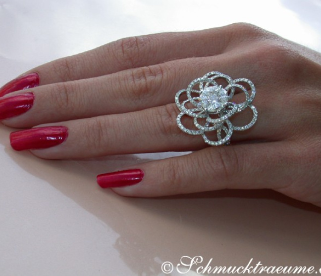 Brillanten Ring mit Diamanten