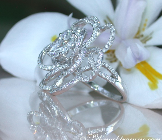 Brillanten Ring mit Diamanten