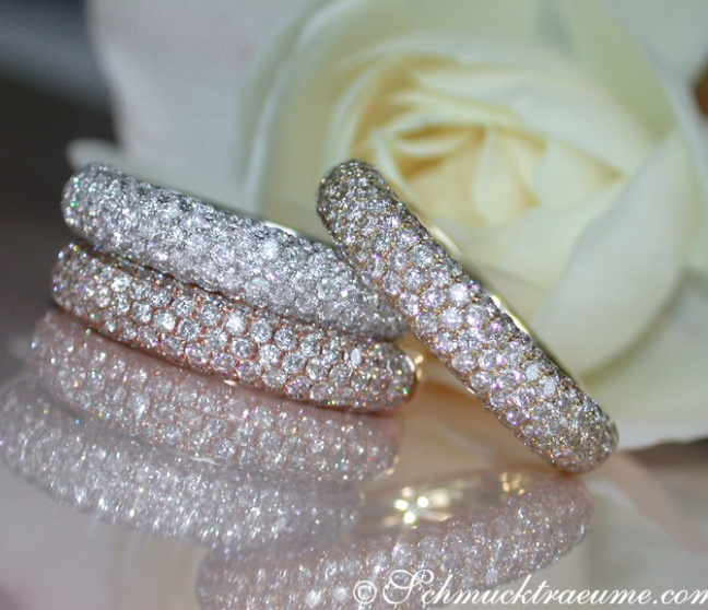Brillanten Pavé Ringe