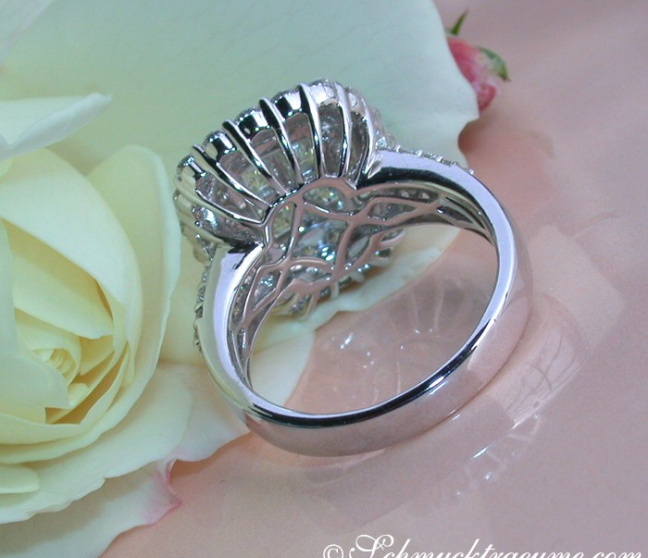 Brillanten Ring mit lupenreinen Diamanten