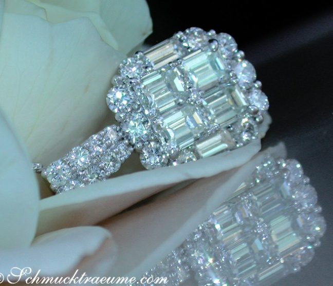 Brillanten Anhänger mit lupenreinen Diamanten