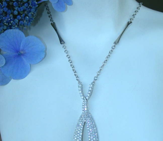Brillanten Collier in Weißgold