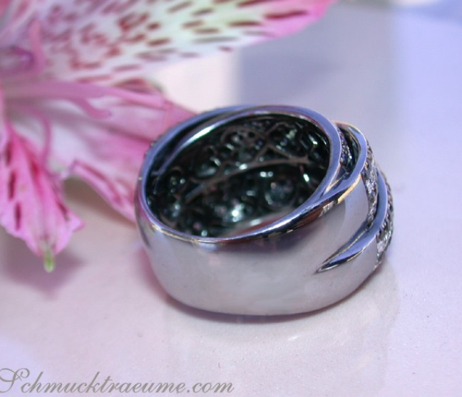 Schwarze Diamanten Ring