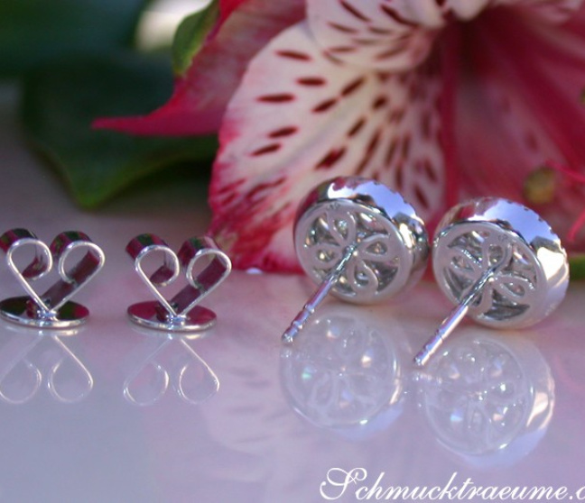 Runde Brillanten Ohrstecker