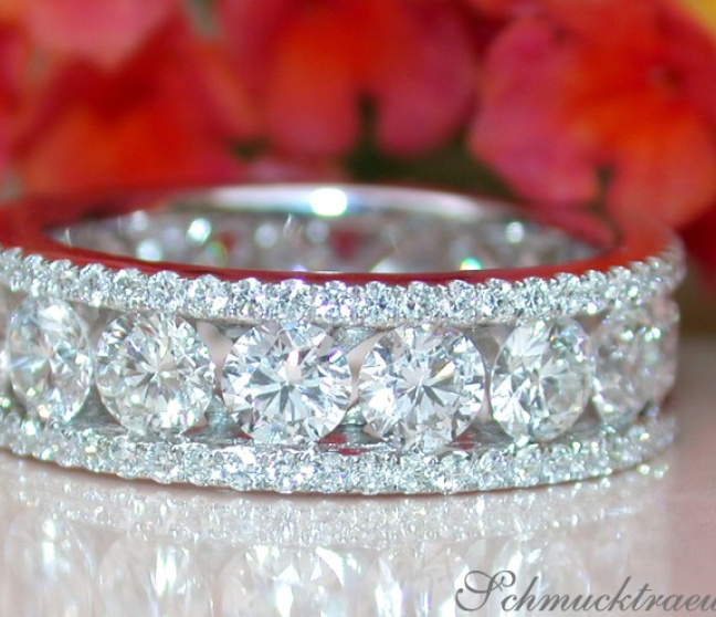 Hochkarätiger Brillanten Memory Ring