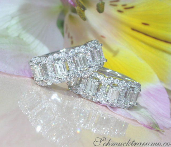Diamant Ohrringe in Weißgold 750