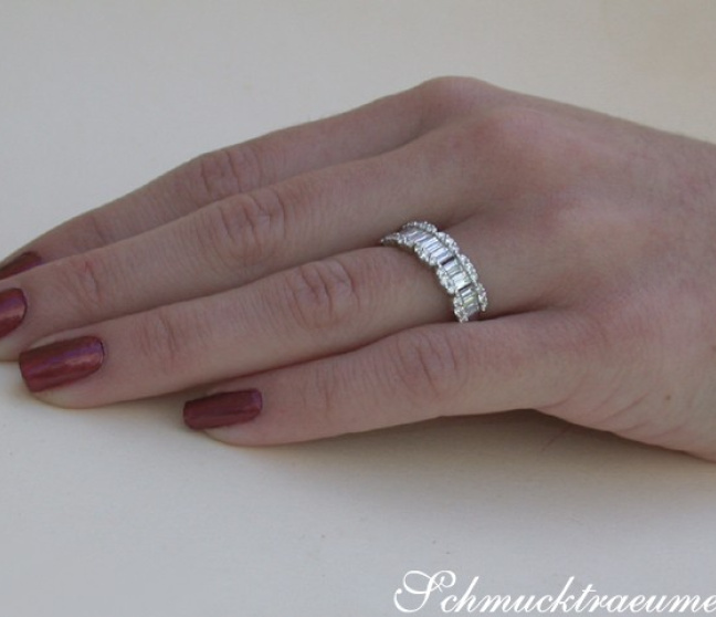 Eleganter Diamant Ring in Weißgold 750