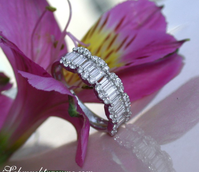 Eleganter Diamant Ring in Weißgold 750
