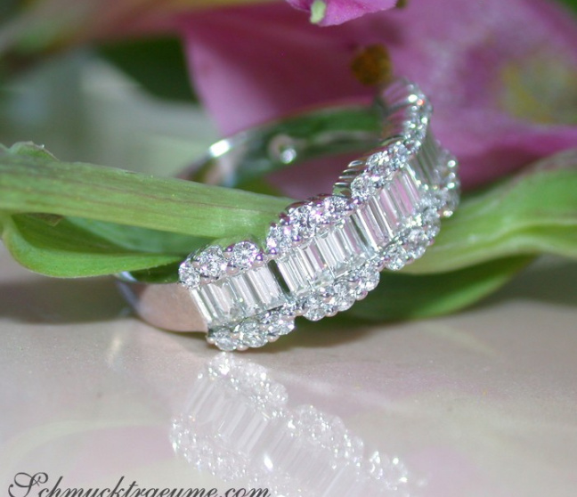 Eleganter Diamant Ring in Weißgold 750