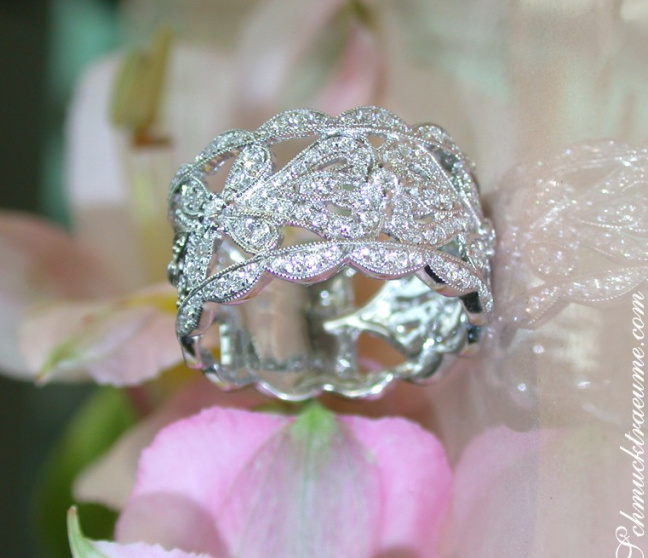 Diamanten Ring im Antik Stil