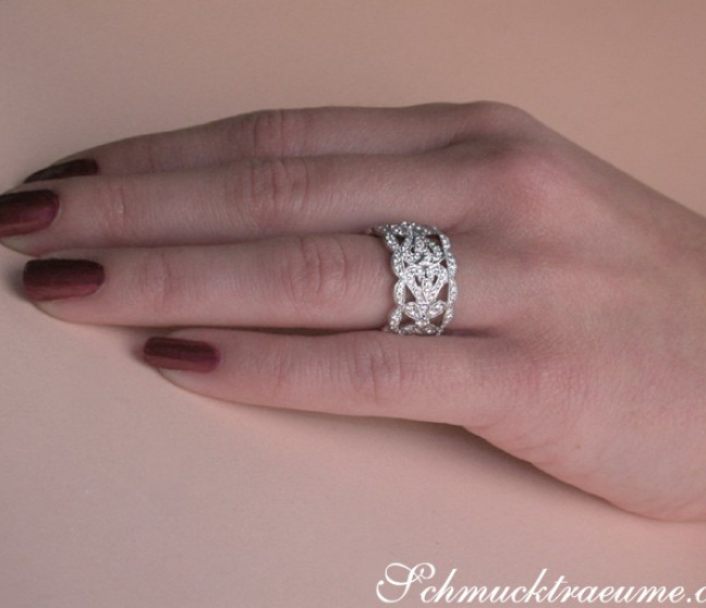 Diamanten Ring im Antik Stil