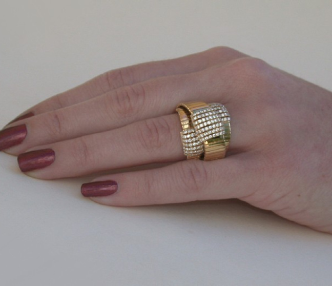 Diamant Ring in Gelbgold 750