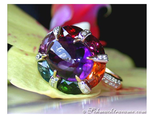 Multicolor Edelstein Ring