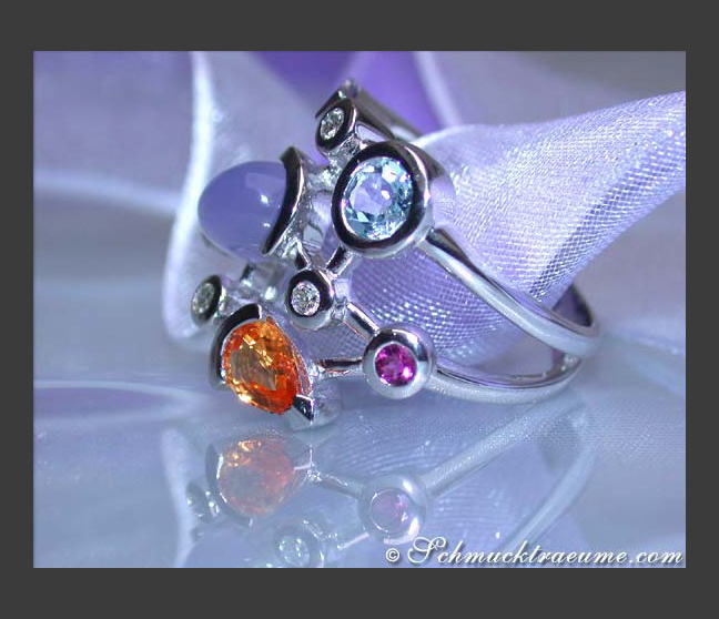 Multicolor Edelstein Ring