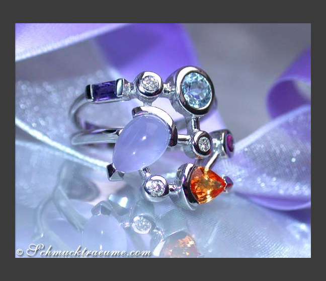 Multicolor Edelstein Ring