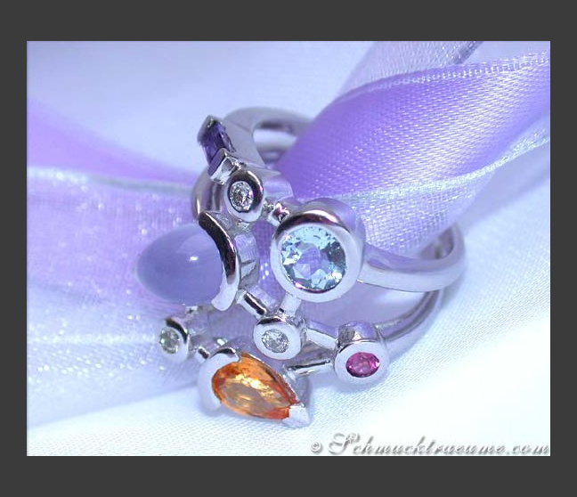 Multicolor Edelstein Ring