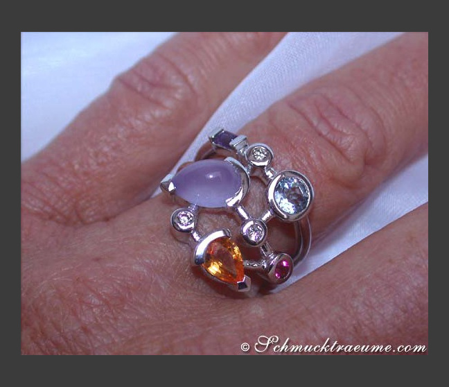 Multicolor Edelstein Ring