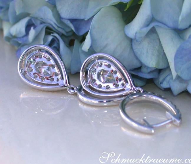 Diamant Tropfen Ohrringe