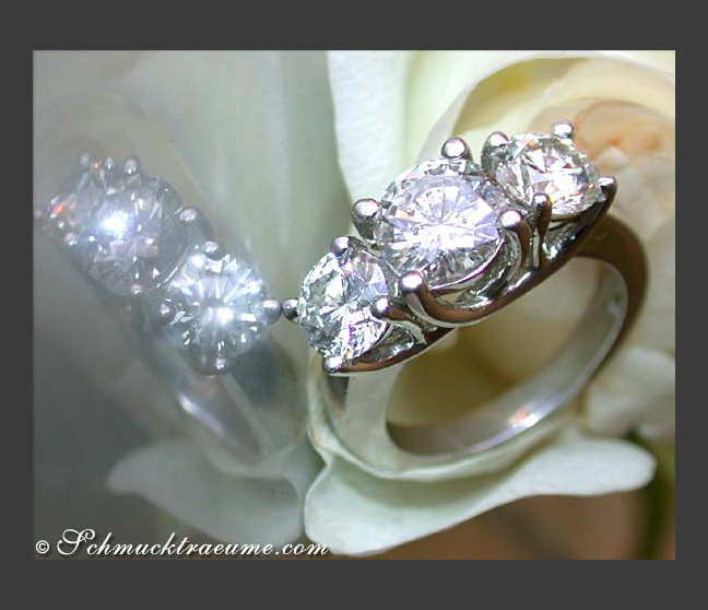 Diamant Solitär Ring Luxus Verlobungsring