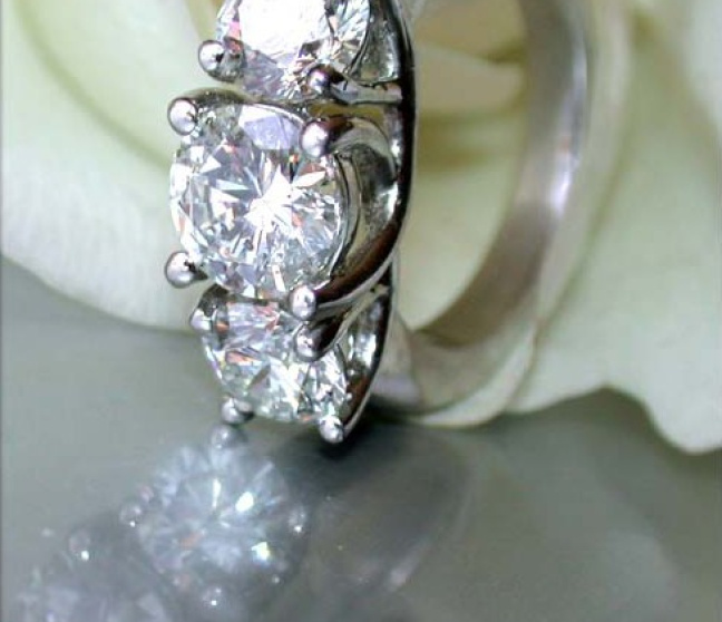 Diamant Solitär Ring Luxus Verlobungsring