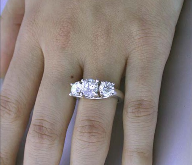 Diamant Solitär Ring Luxus Verlobungsring