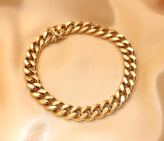 Gold Pur: Stattlich massives Herren Panzer Armband in Gelbgold 585 (70 Gramm) #8