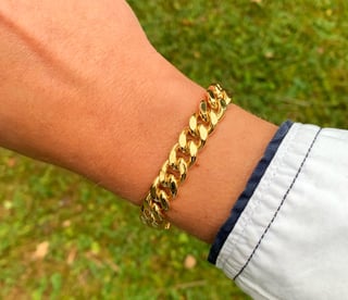 Gold Pur: Stattlich massives Herren Panzer Armband in Gelbgold 585 (70 Gramm) #2