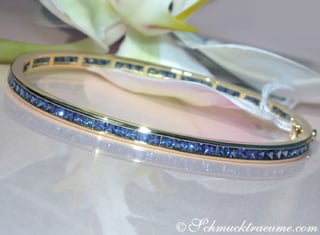 Pretty Sapphire Bangle #1