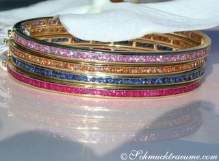 Pretty Sapphire Bangle #7