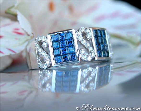 Precious Sapphire Diamond Ring #1 Precious Sapphire Diamond Ring #1
